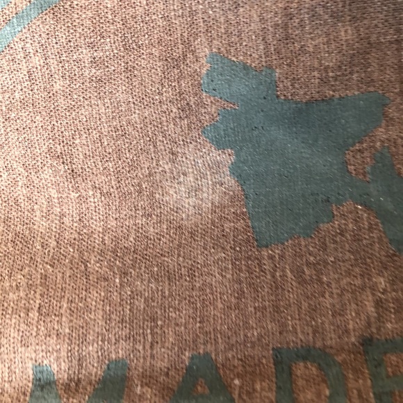 NWT Made in Bangladesh 1971 Small Brown Waxed Cotton Lined Tote - Picture 10 of 10